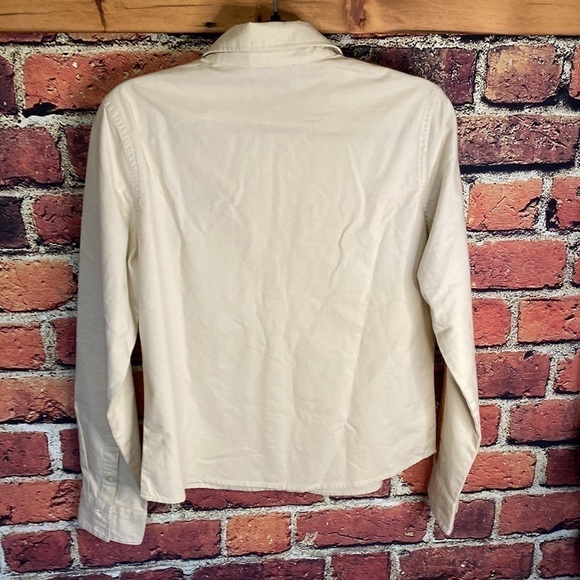 Harley Davidson Neutral Women’s Long Sleeve Button Up Top with Logos Size M/L - Picture 11 of 13